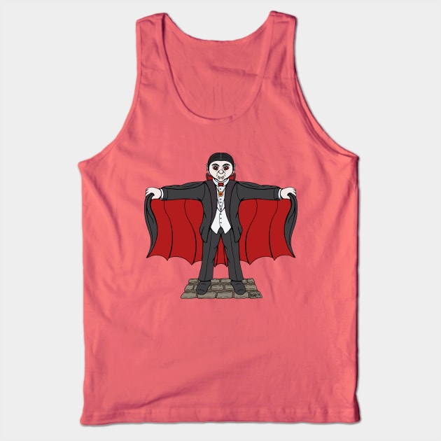 Cute Vampire Tank Top by AzureLionProductions